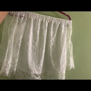 Off the shoulder shirt